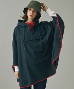 AIGLE / エーグル その他アウター | 透湿防水 撥水 防風  2トーンデザイン パッカブルポンチョ / 収納袋付き