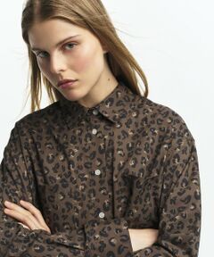 AIGLE / エーグル シャツ・ブラウス | 総柄プリント ロングスリーブシャツ