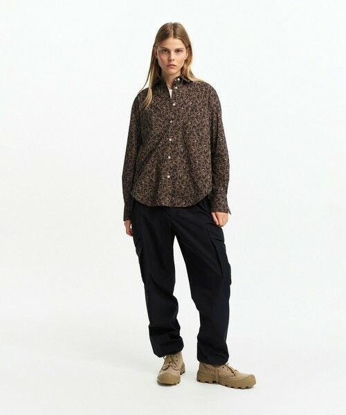 AIGLE / エーグル シャツ・ブラウス | 総柄プリント ロングスリーブシャツ | 詳細2