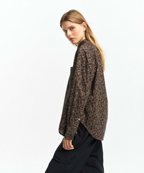 AIGLE / エーグル シャツ・ブラウス | 総柄プリント ロングスリーブシャツ | 詳細4