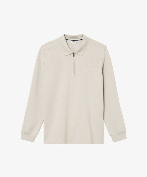 AIGLE/エーグル UVカット ロングスリーブポロシャツ アイボリー L AIGLE/エーグル UVカット ロングスリーブポロシャツ アイボリー L