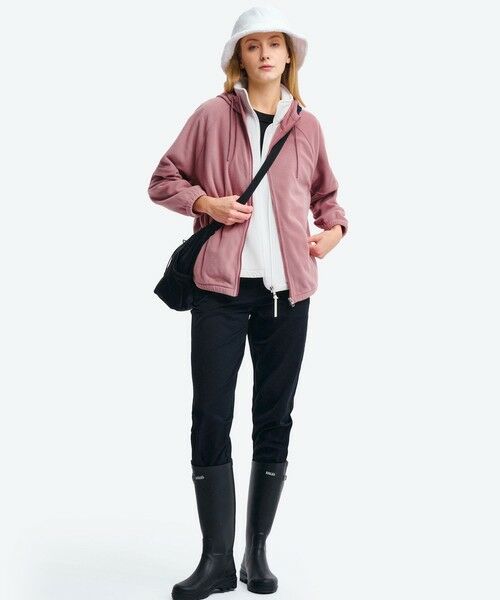 AIGLE / エーグル パーカー | ミディアムウェイト マイクロフリース ジップアップフーディ ジャケット | 詳細2