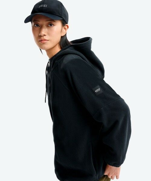 AIGLE / エーグル パーカー | ミディアムウェイト マイクロフリース ジップアップフーディ ジャケット | 詳細7