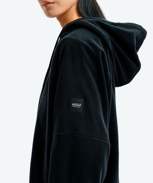 AIGLE / エーグル パーカー | ミディアムウェイト マイクロフリース ジップアップフーディ ジャケット | 詳細8