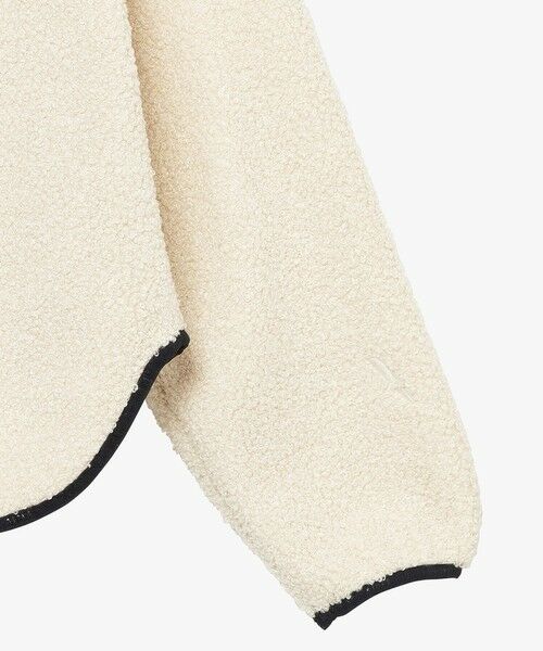 AIGLE / エーグル ブルゾン | ショートシェルパ テリー ノーカラージャケット | 詳細20