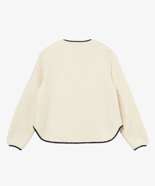 AIGLE / エーグル ブルゾン | ショートシェルパ テリー ノーカラージャケット | 詳細14