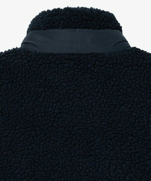 AIGLE / エーグル ブルゾン | パッチポケット 異素材切り替え スタンドカラーボアフリースブルゾン | 詳細17