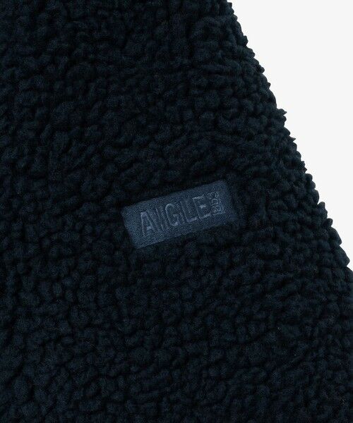 AIGLE / エーグル ブルゾン | パッチポケット 異素材切り替え スタンドカラーボアフリースブルゾン | 詳細18