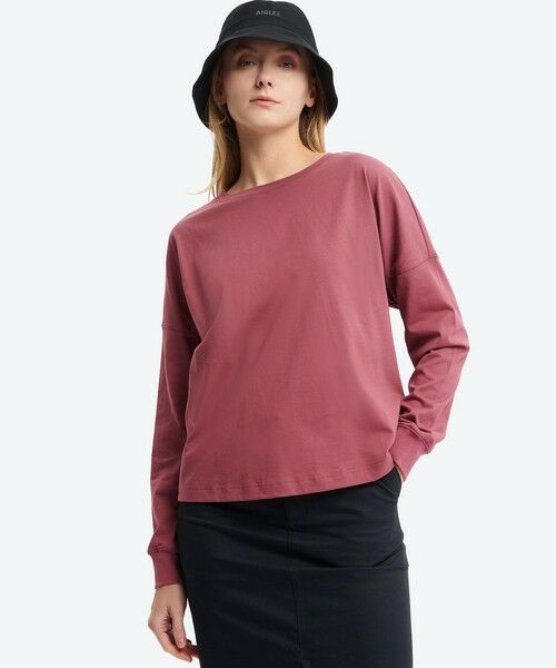 AIGLE / エーグル Tシャツ | 吸水速乾 抗菌防臭 ロングスリーブTシャツ | 詳細10