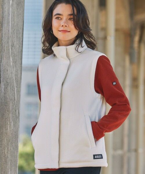 AIGLE/エーグル ポーラテック ノースリーブベスト ホワイト 40(L) AIGLE/エーグル ポーラテック ノースリーブベスト ホワイト 40(L)