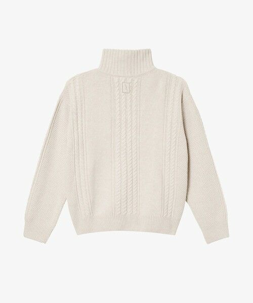 AIGLE / エーグル ニット・セーター | ケーブルニット オーバーサイズハーフジップセーター | 詳細7