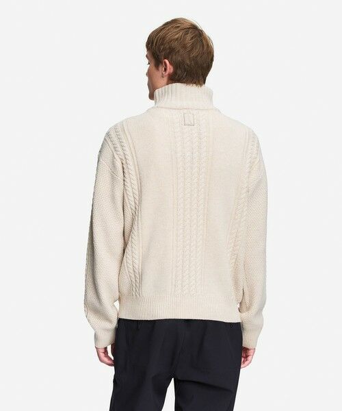 AIGLE / エーグル ニット・セーター | ケーブルニット オーバーサイズハーフジップセーター | 詳細3