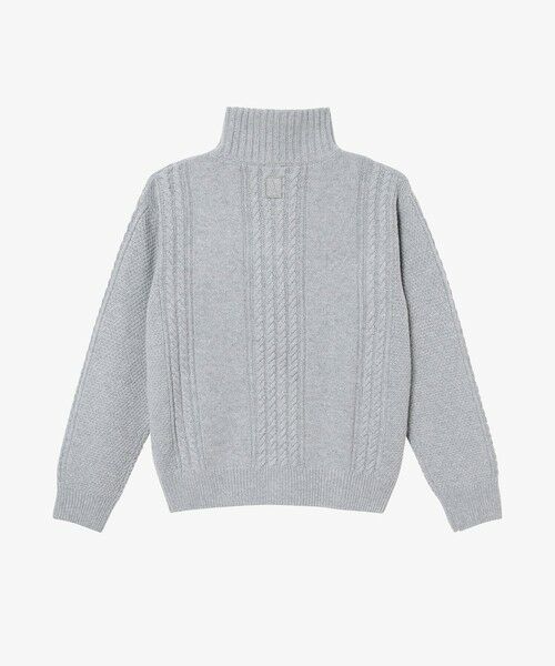 AIGLE / エーグル ニット・セーター | ケーブルニット オーバーサイズハーフジップセーター | 詳細16