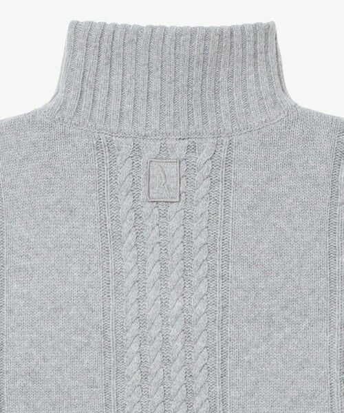 AIGLE / エーグル ニット・セーター | ケーブルニット オーバーサイズハーフジップセーター | 詳細19