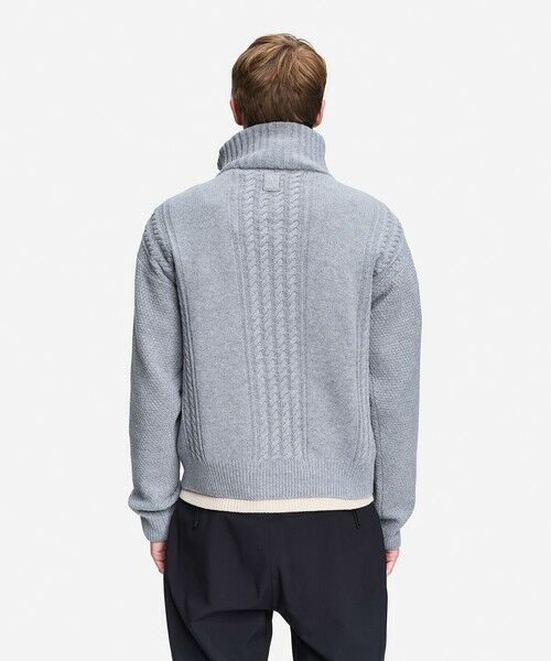 AIGLE / エーグル ニット・セーター | ケーブルニット オーバーサイズハーフジップセーター | 詳細11