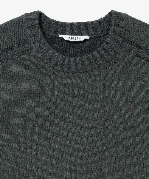 AIGLE / エーグル ニット・セーター | ウールブレンド ラグランスリーブセーター | 詳細10