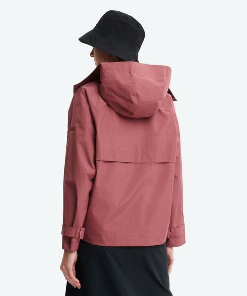 AIGLE / エーグル トレンチコート | GORE TEX ゴアテックス 防風 防水 透湿 2レイヤー ショートトレンチコート / フード脱着可 | 詳細9