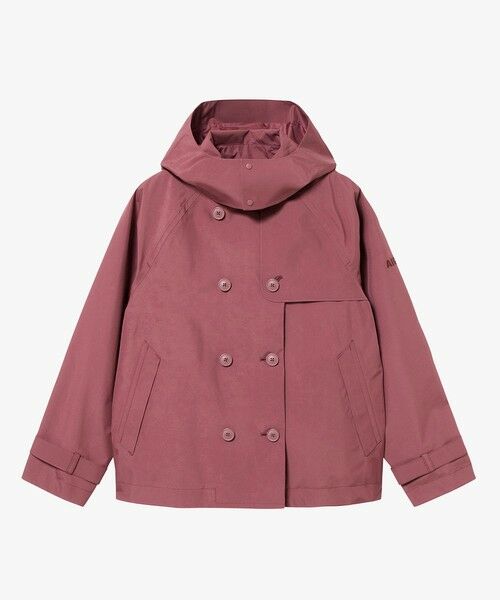 AIGLE / エーグル トレンチコート | GORE TEX ゴアテックス 防風 防水 透湿 2レイヤー ショートトレンチコート / フード脱着可 | 詳細11
