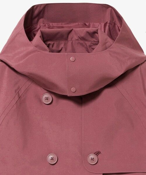 AIGLE / エーグル トレンチコート | GORE TEX ゴアテックス 防風 防水 透湿 2レイヤー ショートトレンチコート / フード脱着可 | 詳細13