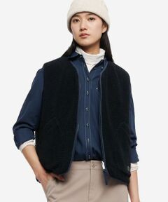 AIGLE / エーグル ダウンジャケット・ベスト | Repreve中綿インサレーション リバーシブルキルティングボアベスト