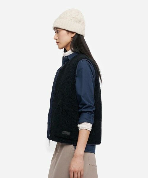 AIGLE / エーグル ダウンジャケット・ベスト | Repreve中綿インサレーション リバーシブルキルティングボアベスト | 詳細4