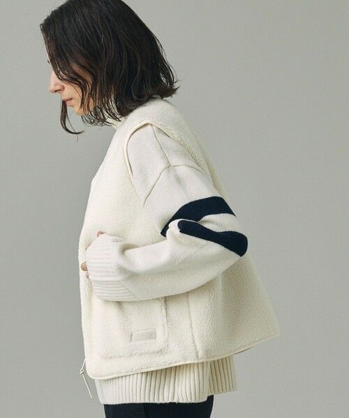 AIGLE / エーグル ダウンジャケット・ベスト | Repreve中綿インサレーション リバーシブルキルティングボアベスト | 詳細13