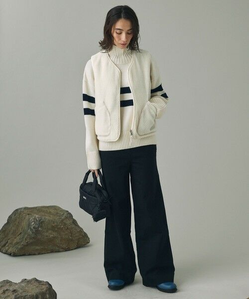 AIGLE / エーグル ダウンジャケット・ベスト | Repreve中綿インサレーション リバーシブルキルティングボアベスト | 詳細17