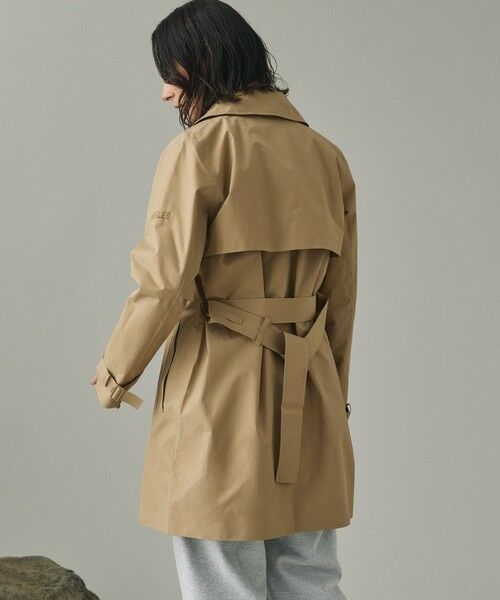 AIGLE / エーグル トレンチコート | GORE-TEX ゴアテックス 防風 防水 透湿 ミドルトレンチコート / フード取り外し可 | 詳細1