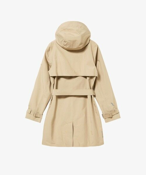 AIGLE / エーグル トレンチコート | GORE-TEX ゴアテックス 防風 防水 透湿 ミドルトレンチコート / フード取り外し可 | 詳細7