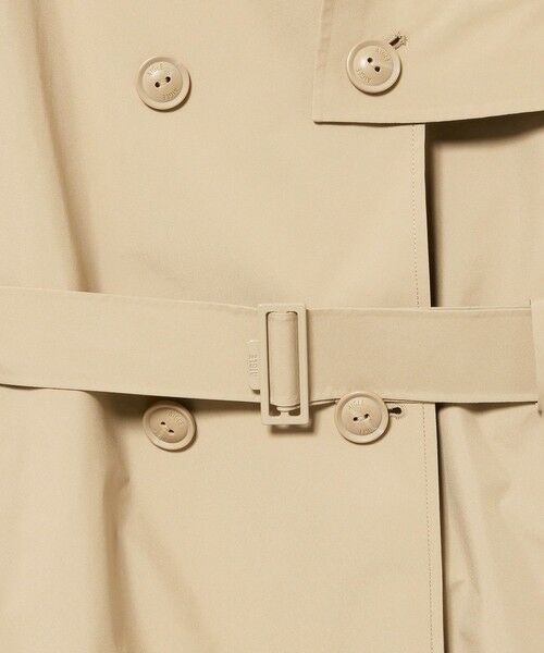 AIGLE / エーグル トレンチコート | GORE-TEX ゴアテックス 防風 防水 透湿 ミドルトレンチコート / フード取り外し可 | 詳細13