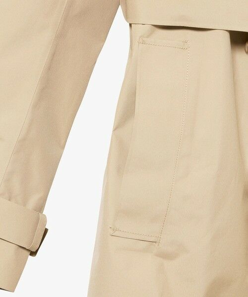 AIGLE / エーグル トレンチコート | GORE-TEX ゴアテックス 防風 防水 透湿 ミドルトレンチコート / フード取り外し可 | 詳細14