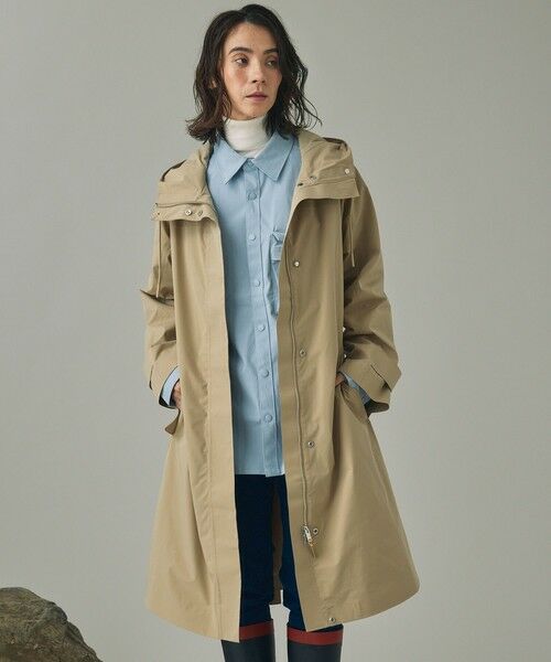 AIGLE / エーグル トレンチコート | 透湿防水 ロングトレンチコート | 詳細6