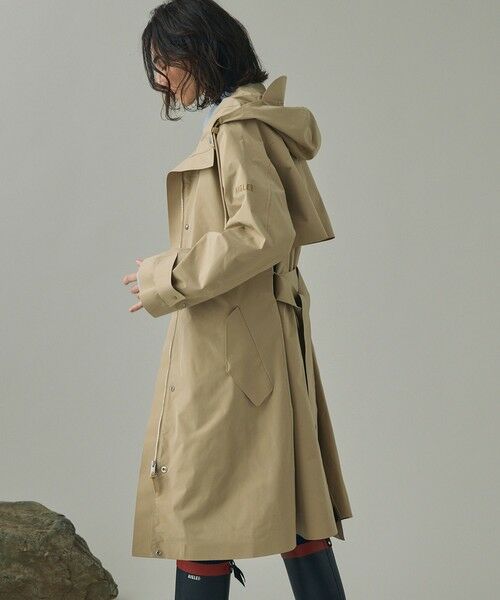 AIGLE / エーグル トレンチコート | 透湿防水 ロングトレンチコート | 詳細7