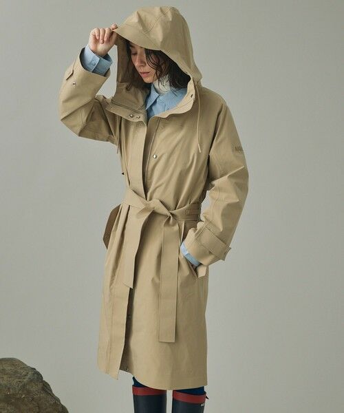 AIGLE / エーグル トレンチコート | 透湿防水 ロングトレンチコート | 詳細8