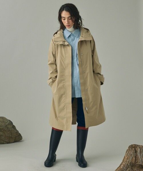 AIGLE / エーグル トレンチコート | 透湿防水 ロングトレンチコート | 詳細9