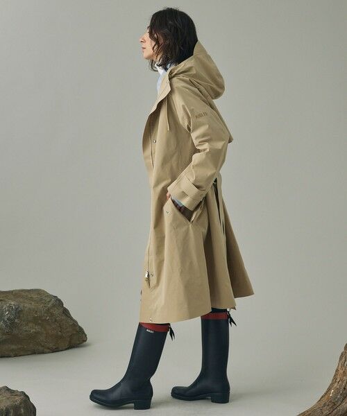 AIGLE / エーグル トレンチコート | 透湿防水 ロングトレンチコート | 詳細10