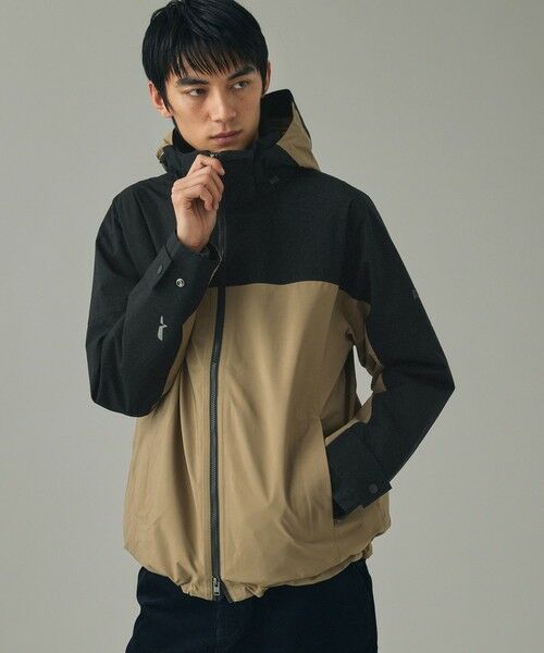 AIGLE/エーグル GORE-TEX ゴアテックス 防水 防風 透湿 カラーブロックジャケット T-Kit ブラック M AIGLE/エーグル GORE-TEX ゴアテックス 防水 防風 透湿 カラーブロックジャケット T-Kit ブラック M