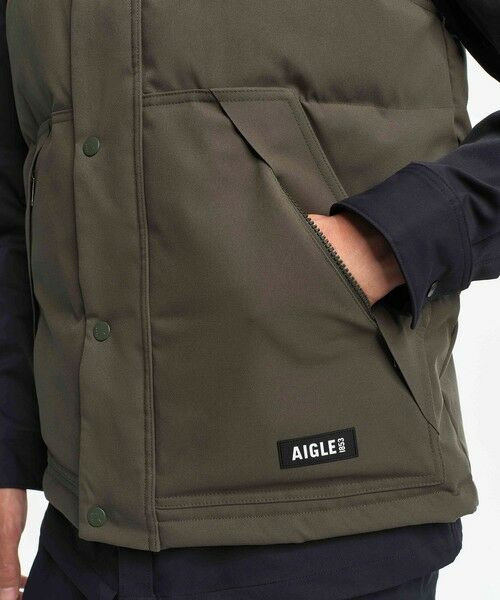 AIGLE / エーグル ダウンジャケット・ベスト | 撥水 スタンドカラージップ キルティングベスト | 詳細7