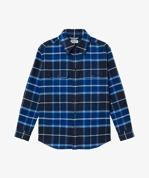 AIGLE / エーグル シャツ・ブラウス | フランネルチェックオーバーシャツ | 詳細7