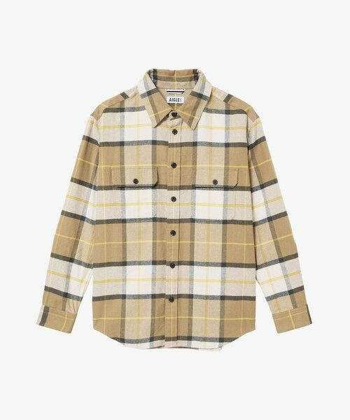 AIGLE / エーグル シャツ・ブラウス | フランネルチェックオーバーシャツ | 詳細15
