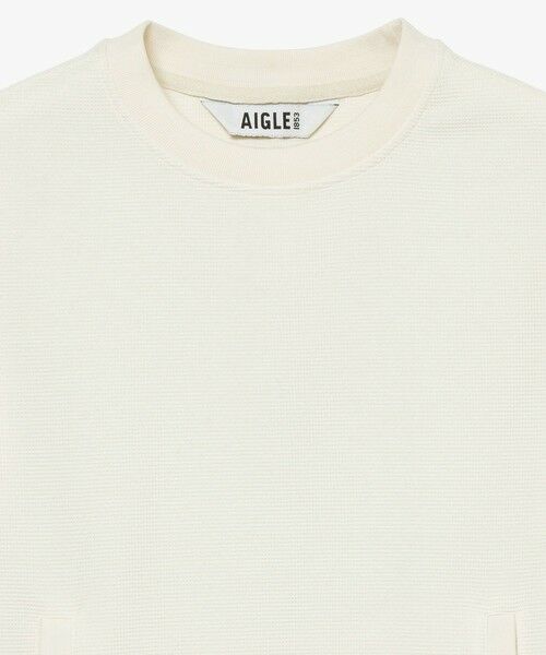 AIGLE / エーグル スウェット | ダイヤモンドキルティング ワッフルフリースプルオーバー | 詳細7