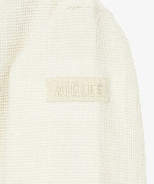 AIGLE / エーグル スウェット | ダイヤモンドキルティング ワッフルフリースプルオーバー | 詳細9