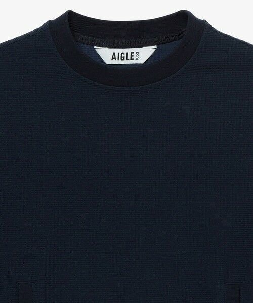 AIGLE / エーグル スウェット | ダイヤモンドキルティング ワッフルフリースプルオーバー | 詳細19