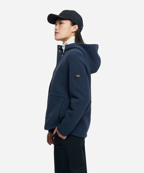 AIGLE / エーグル パーカー | ウエストドローストリングフルジップフリース | 詳細2
