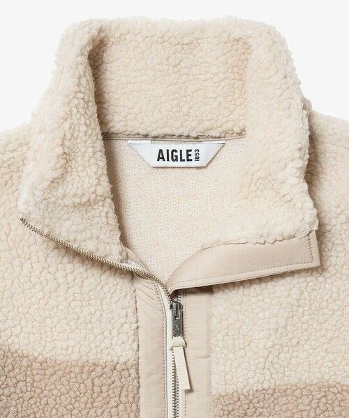 AIGLE / エーグル ブルゾン | ジップアップシェルパフリース ジップアップボアブルゾン | 詳細9