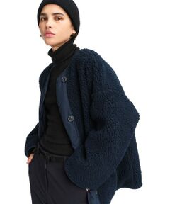 AIGLE / エーグル ブルゾン | 撥水 リバーシブル キルティングボア シェルパジャケット