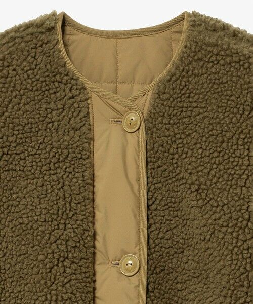 AIGLE / エーグル ブルゾン | 撥水 リバーシブル キルティングボア シェルパジャケット | 詳細12