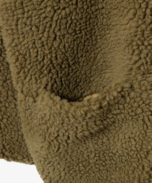 AIGLE / エーグル ブルゾン | 撥水 リバーシブル キルティングボア シェルパジャケット | 詳細14