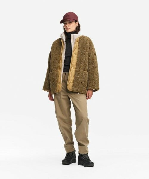 AIGLE / エーグル ブルゾン | 撥水 リバーシブル キルティングボア シェルパジャケット | 詳細1