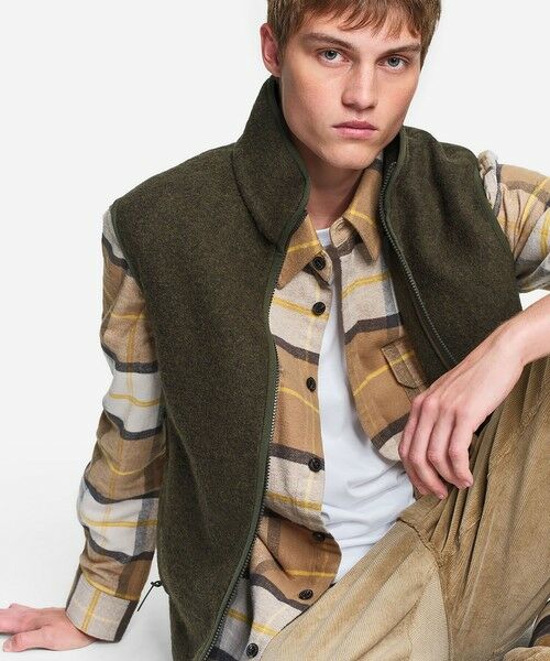 AIGLE / エーグル ダウンジャケット・ベスト | メリノウールブレンド スタンドカラーフリースベスト T-KIT | 詳細7